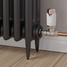 M-TRV-072-ST-W-LS02 - Ramone Modern TRV White Towel Radiator Valves With Sleeves M-TRV-072-ST-W-LS02 - Ramone Modern TRV White Towel Radiator Valves With Sleeves